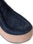 ETRO panelled suede platform shoes Blue - Thumbnail 4