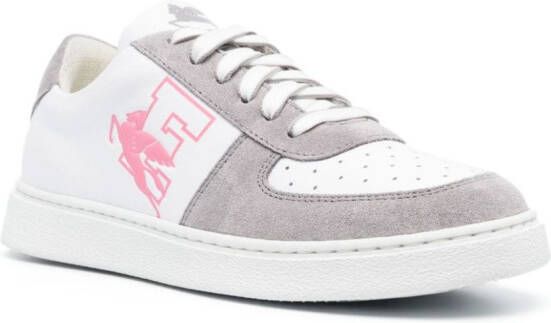 ETRO Pegaso leather sneakers Grey