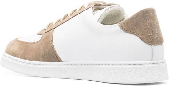 ETRO Pegaso panelled low-top sneakers White