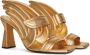 ETRO Pegaso quilted slingback sandals Gold - Thumbnail 2