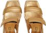 ETRO Pegaso quilted slingback sandals Gold - Thumbnail 3