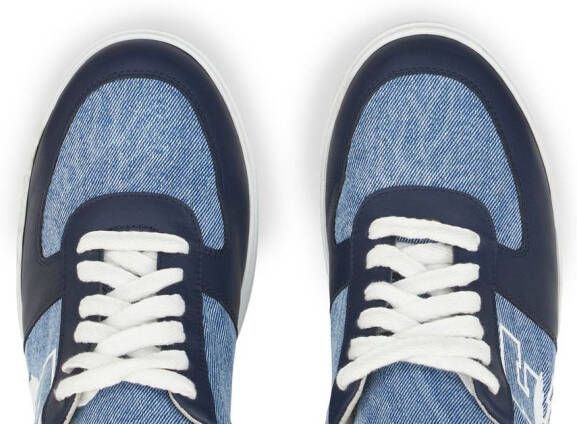 ETRO side logo-print low-top sneakers Blue