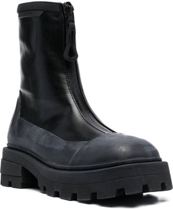 EYTYS 60mm zip-front chunky boots Black