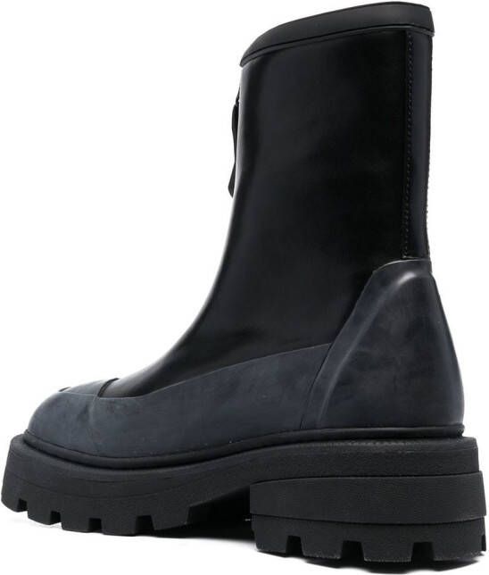 EYTYS 60mm zip-front chunky boots Black