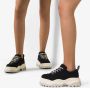 EYTYS Angel leather-trimmed canvas sneakers Black - Thumbnail 3