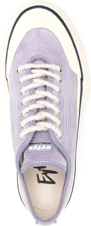 EYTYS Laguna suede lace-up sneakers Purple