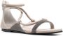 Fabiana Filippi 10mm open-toe crystal-embellished sandals Grey - Thumbnail 2