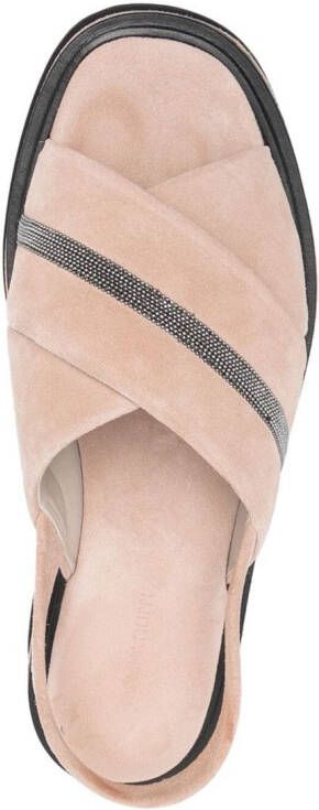 Fabiana Filippi 45mm chunky open-toe sandals Neutrals