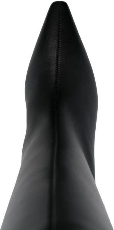 Fabiana Filippi 55mm pointed-toe leather boots Black