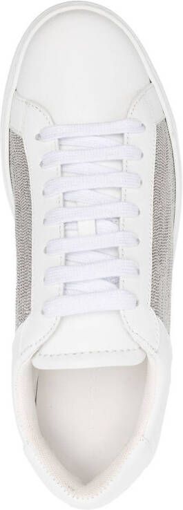 Fabiana Filippi bead-embellished low-top sneakers White