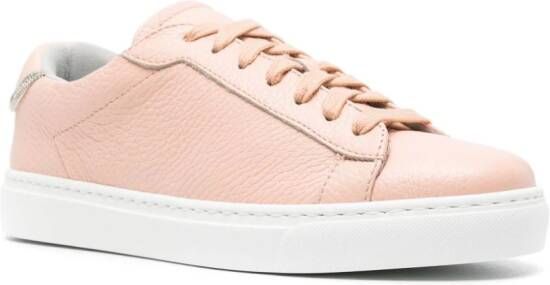 Fabiana Filippi Dalila leather sneakers Pink