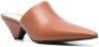 Fabiana Filippi pointed 55mm leather mules Brown - Thumbnail 2