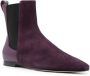 Fabiana Filippi pointed-toe flat ankle boots Purple - Thumbnail 2