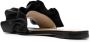 Fabiana Filippi ruffled leather sandals Black - Thumbnail 3