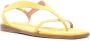 Fabiana Filippi slingback suede flat sandals Yellow - Thumbnail 2