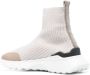 Fabiana Filippi sock-style high-top sneakers Neutrals - Thumbnail 3