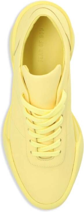 Fear Of God Aerobic Low leather sneakers Yellow