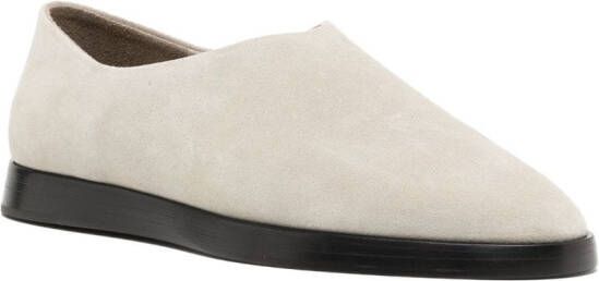 Fear Of God almond-toe calf-leather loafers Grey