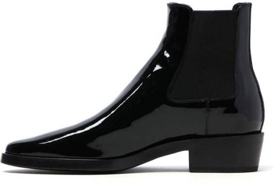 Fear Of God patent-finish leather boots Black