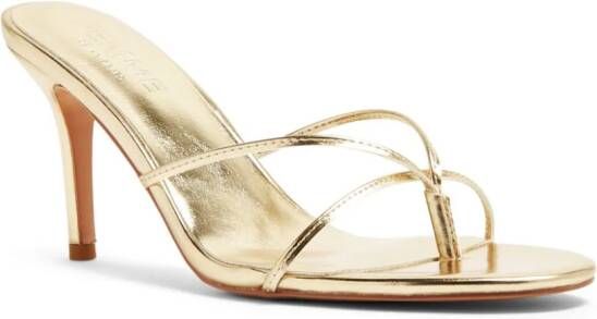 Femme La Sicilian 85mm slippers Gold