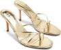 Femme La Sicilian 85mm slippers Gold - Thumbnail 4