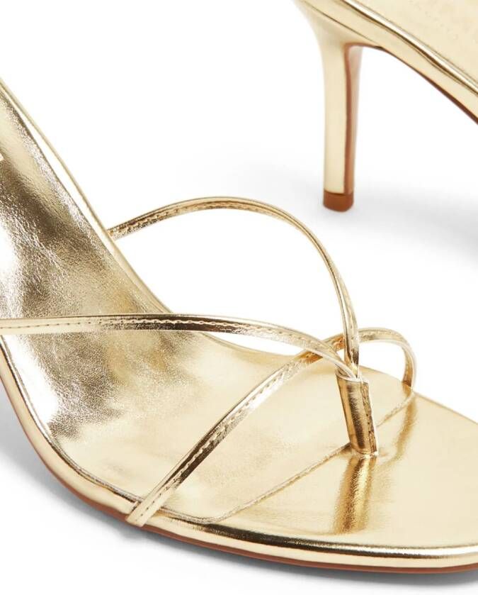 Femme La Sicilian 85mm slippers Gold