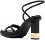 FENDI Baguette 115mm leather sandals Black - Thumbnail 3
