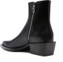 FENDI Cuban-heel leather ankle boots Black - Thumbnail 3