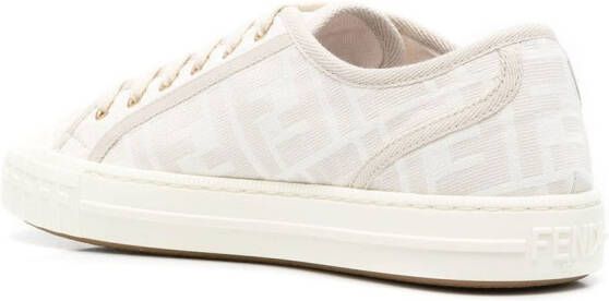 FENDI Domino FF-motif sneakers Neutrals