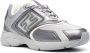 FENDI Faster panelled lace-up sneakers Grey - Thumbnail 2