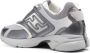 FENDI Faster panelled lace-up sneakers Grey - Thumbnail 3