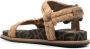 FENDI Feel braided flat sandals Brown - Thumbnail 2