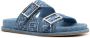 FENDI Feel denim sandals Blue - Thumbnail 2