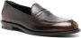 FENDI FF-embossed patent leather loafers Brown - Thumbnail 2