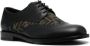 FENDI FF- pattern leather derby shoes Black - Thumbnail 2
