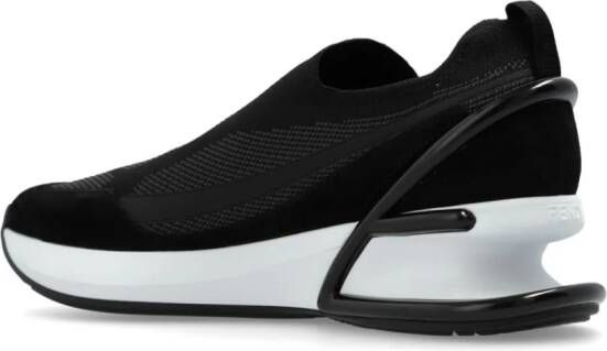 FENDI First 1 panelled sneakers Black