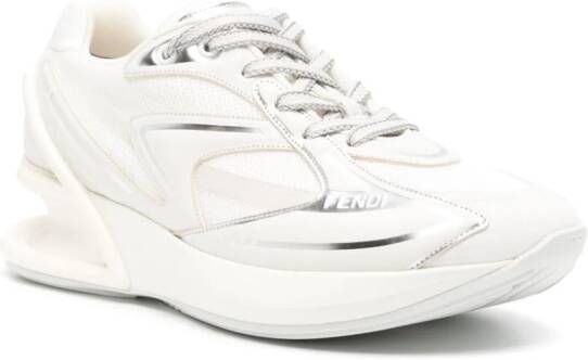 FENDI First 1 panelled sneakers White