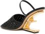 FENDI First 95mm leather sandals Black - Thumbnail 3