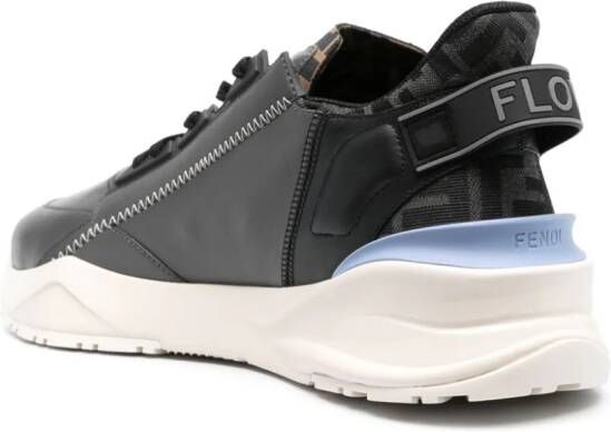 FENDI Flow panelled slip-on sneakers Black