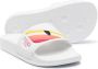 Fendi Kids Eye-motif slide sandals White - Thumbnail 2
