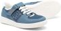 Fendi Kids FF-logo denim low-top sneakers Blue - Thumbnail 2