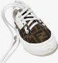 Fendi Kids FF-logo panelled sneakers White - Thumbnail 2