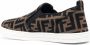 Fendi Kids FF-logo slip-on sneakers Brown - Thumbnail 3