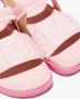 Fendi Kids FF logo-strap sandals Pink - Thumbnail 3