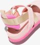 Fendi Kids FF logo-strap sandals Pink - Thumbnail 4