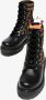 Fendi Kids FF-motif panelled ankle boots Black - Thumbnail 2