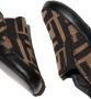 Fendi Kids FF-motif slippers Brown - Thumbnail 2