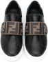 Fendi Kids FF touch strap sneakers Black - Thumbnail 3