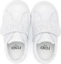 Fendi Kids logo-embossed leather sneakers White - Thumbnail 3