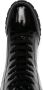 Fendi Kids logo-embossed patent leather boots Black - Thumbnail 4